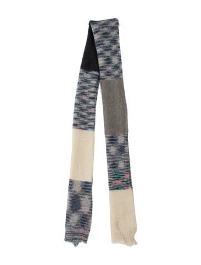 Pre-owned Missoni Wool Striped Scarf