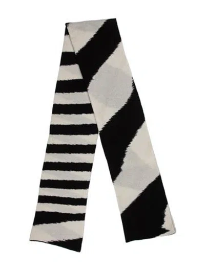 Pre-owned Missoni Wool Striped Scarf In Multi