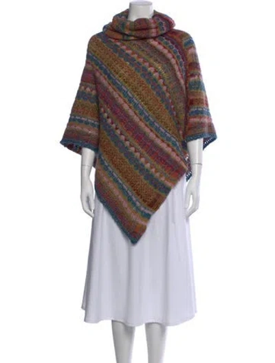 Pre-owned Missoni Wool Striped Sweater In Blue