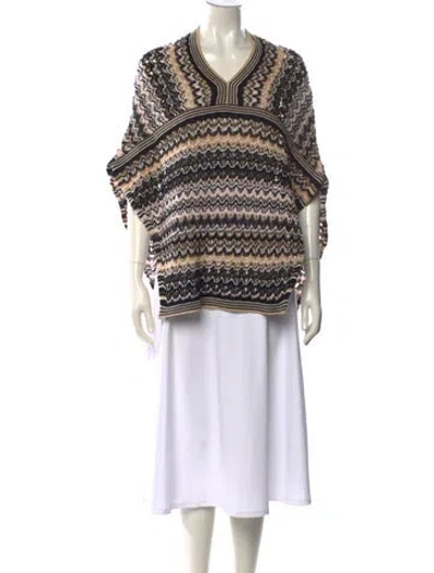 Pre-owned Missoni Wool Striped Sweater In Multi