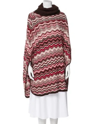Pre-owned Missoni Wool Striped Sweater In Multi