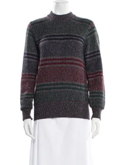 Pre-owned Missoni Wool Striped Sweater In Multi