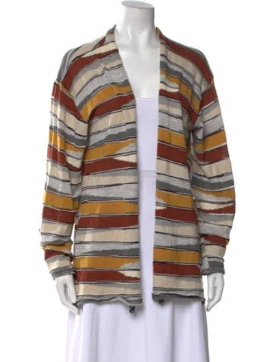 Pre-owned Missoni Wool Striped Sweater In Multi