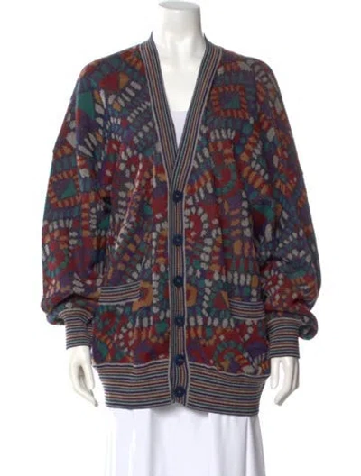 Pre-owned Missoni Wool Striped Sweater In Multi