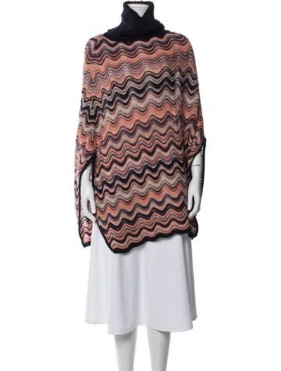 Pre-owned Missoni Wool Striped Sweater In Multi