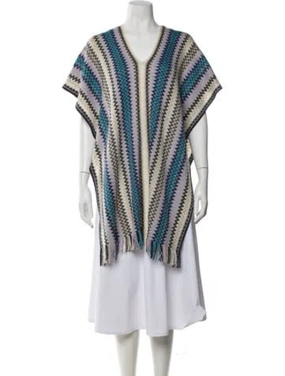 Pre-owned Missoni Wool Striped Sweater In Multi