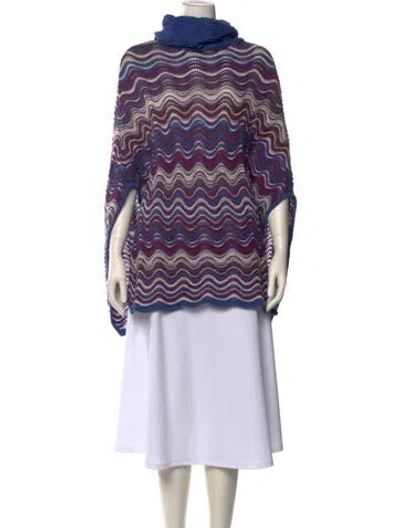 Pre-owned Missoni Wool Striped Sweater In Multi