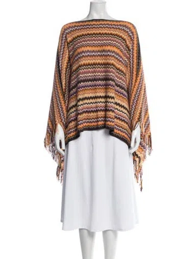 Pre-owned Missoni Wool Striped Sweater In Multi