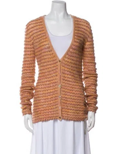 Pre-owned Missoni Wool Striped Sweater In Neutral