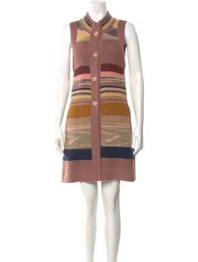 Pre-owned Missoni Wool Striped Sweater In Neutral