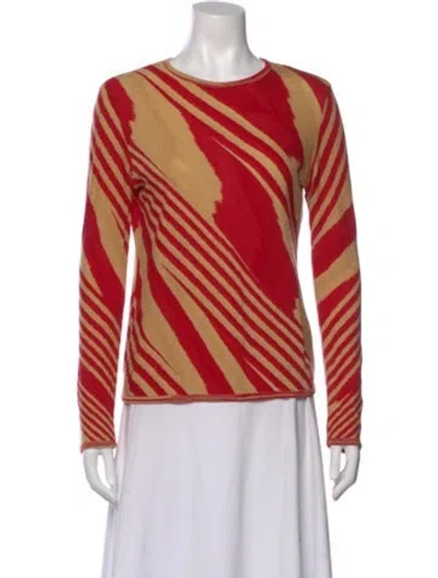 Pre-owned Missoni Wool Striped Sweater In Neutral