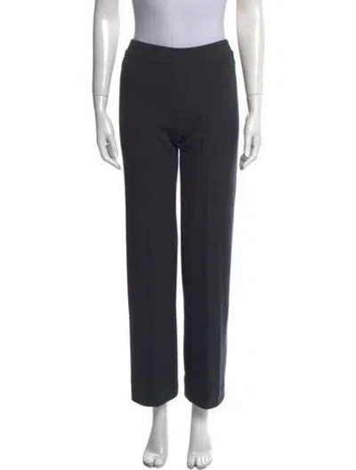 Pre-owned Missoni Wool Wide Leg Pants In Gray