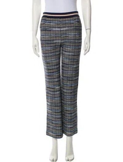 Pre-owned Missoni Wool Wide Leg Pants In Multi