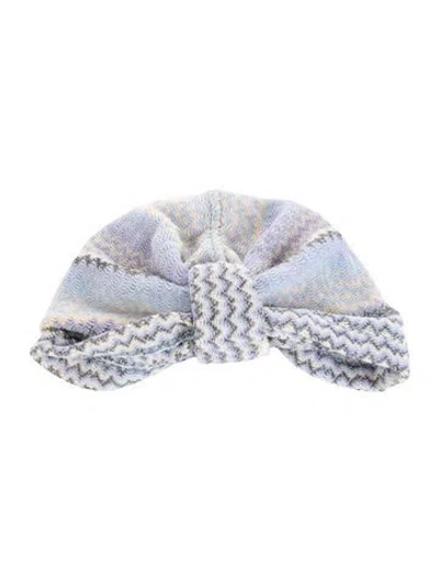 Pre-owned Missoni Wool Winter Hat In Blue