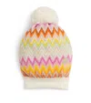 Missoni Zigzag-motif Knitted Beanie In Multi