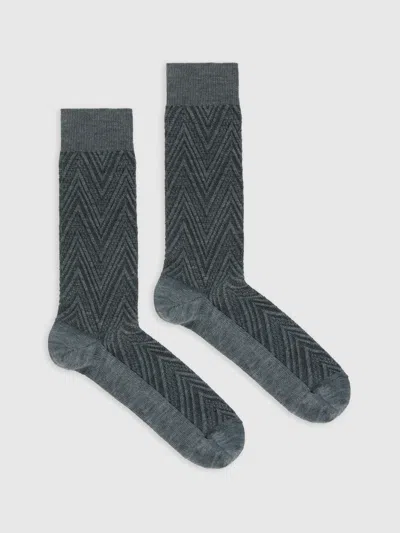 Missoni Wool-blend Ankle Socks In Multi