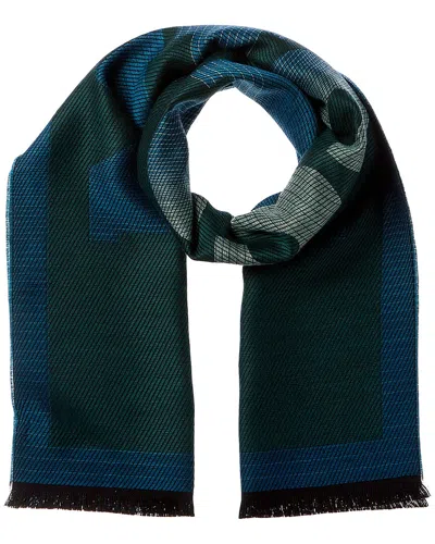 Missoni Wool-blend Scarf In Green