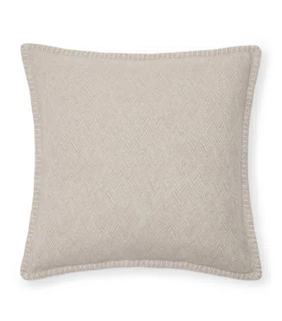 Missoni Wool-cashmere Camelia Cushion In Neutral