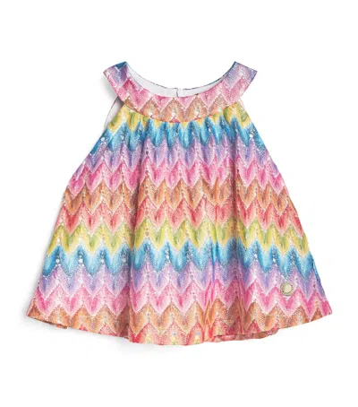 Missoni Kids' Woven Zigzag Top In Multi