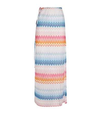 Missoni Zig Zag High-rise Wide-leg Pants In Multicoloured