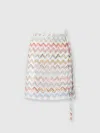 Missoni Zigzag-pattern Mini Skirt In Multicoloured