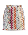 Missoni Zigzag Wrap Skirt In Multi