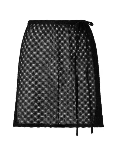 Missoni Wrap Pareo In Black