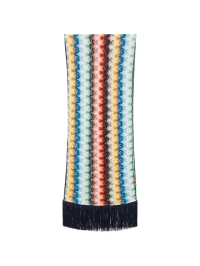Missoni `wrap` Scarf In Black