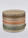 Missoni Yate Cylinder Pouf 40x30 In Multi