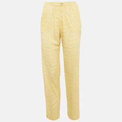 Missoni Yellow Patterned Cover-up Trousers