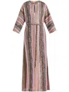 Missoni Zig-zag All-over Pattern Dress In Pink