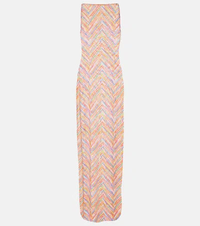 Missoni Zig Zag Beach Dress In Multicoloured
