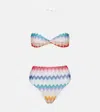 Missoni Zig Zag Bikini In Multicoloured