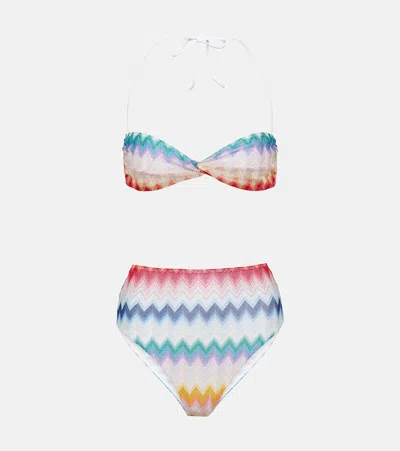 Missoni Zig Zag Bikini In Multicoloured