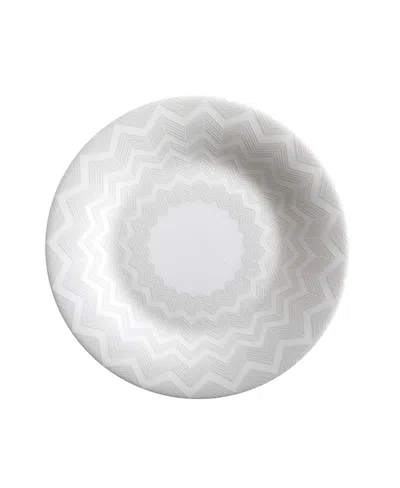 Missoni Zig Zag Bread And Butter Plates, Set Of 6 In White