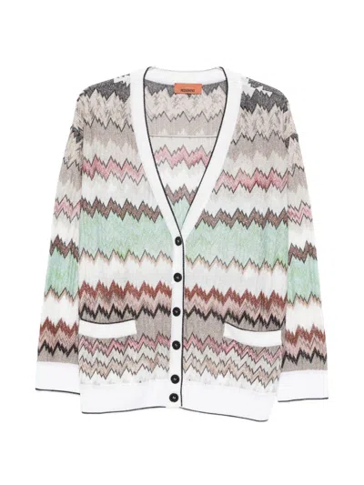 Missoni Zig Zag Cardigan In Multi