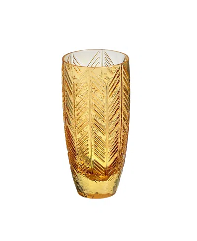Missoni Zig Zag Champagne Glasses, Set Of 6 In Gold
