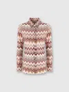 Missoni Zig Zag Cotton And Viscose Shirt In Multicoloured