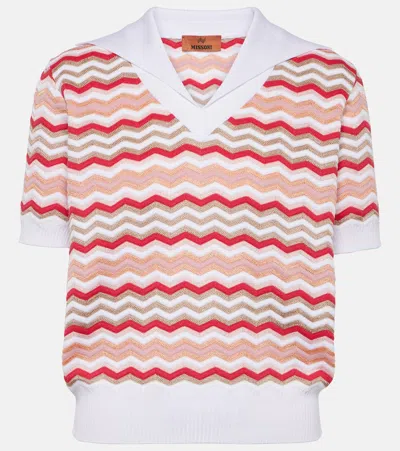 Missoni Zig Zag Cotton-blend Shirt In Multicoloured