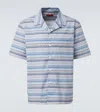 Missoni Men's Bowling Shirt | Size 52 | Us25sj05 Color Bw00w0s01fs In Blue