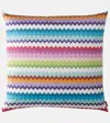 Missoni Zig Zag Cotton Cushion In Multicoloured