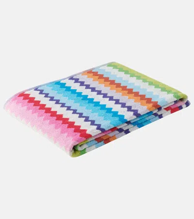 Missoni Zig Zag Cotton Terry Beach Towel In Multicoloured