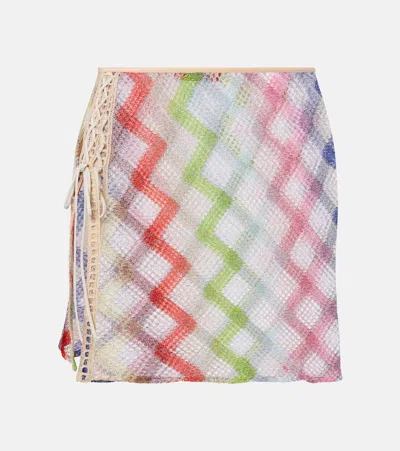 Missoni Zig Zag Crochet Miniskirt