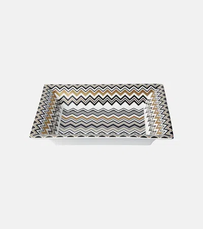 Missoni Zig Zag Gold Decorative Tray