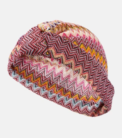 Missoni Zig Zag Head Wrap In Multicolor