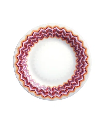 Missoni Zig Zag Jarris Bread And Butter Plates, Set Of 6 In Pink
