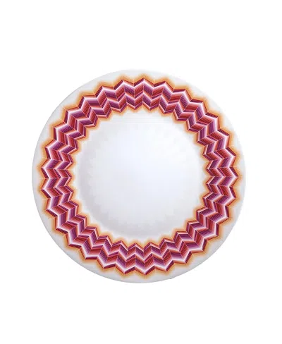 Missoni Zig Zag Jarris Charger Plate In Pink