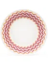 Missoni Zig Zag Jarris Charger Plate In Weiss