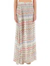 Missoni Zig Zag Knit Cover-up Skirt In Multicolour