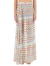 Missoni Zig Zag Knit Cover-up Skirt In Multicolour